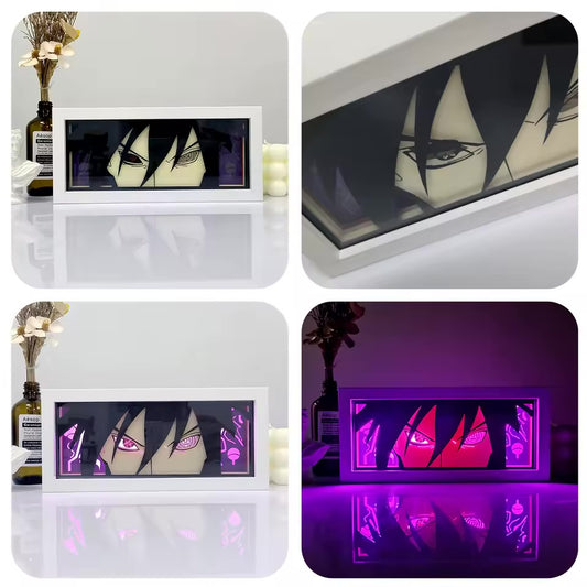 3D- Anime Lichtbox ( Papier Carving ) Dekor Nachtlampe / Tischlampe.